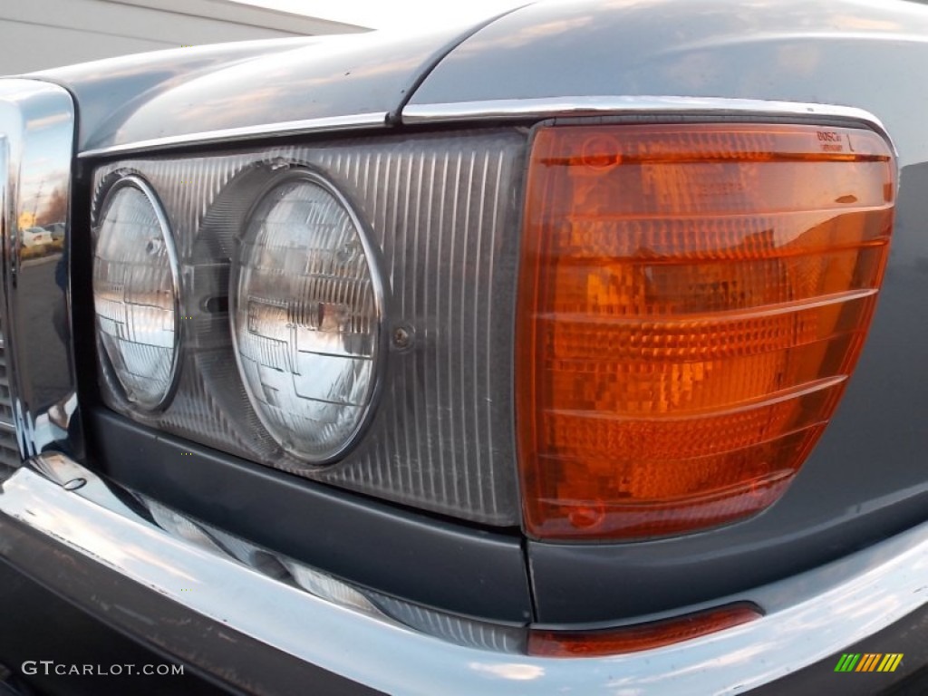 1980 S Class 450 SEL - Silver Blue Metallic / Beige photo #14