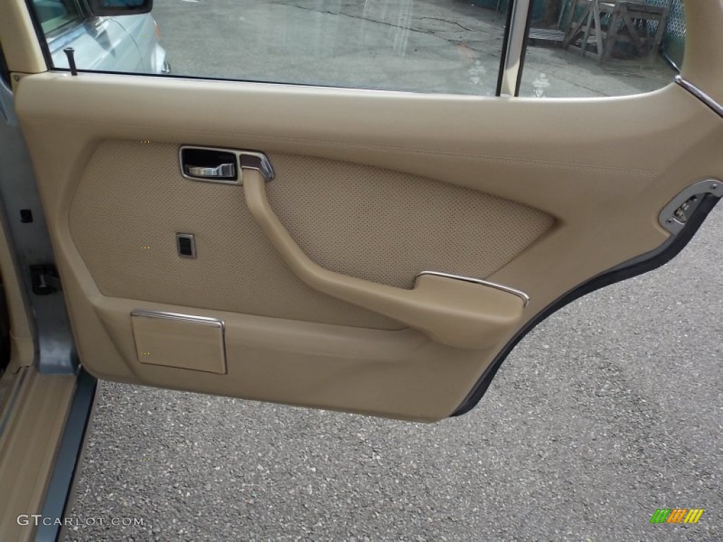 1980 Mercedes-Benz S Class 450 SEL Beige Door Panel Photo #79657997
