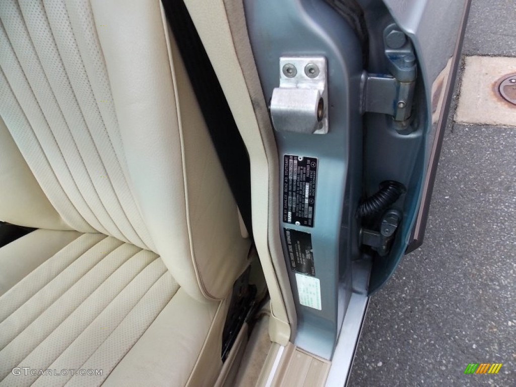 1980 Mercedes-Benz S Class 450 SEL Info Tag Photos