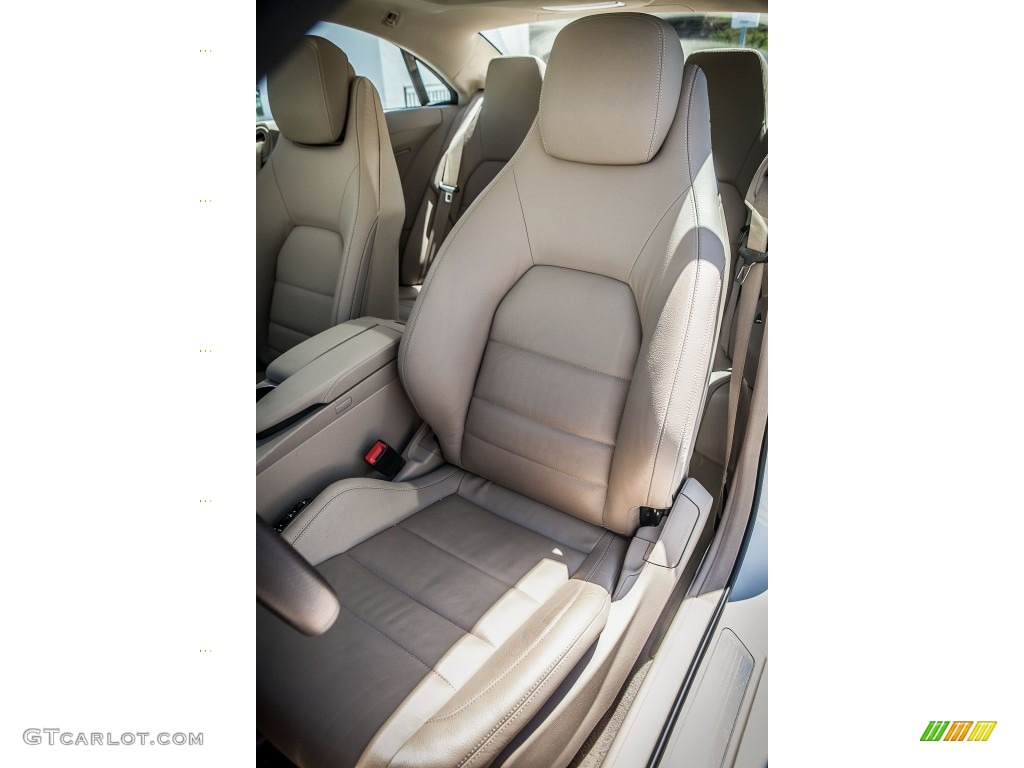 Almond Beige Interior 2010 Mercedes-Benz E 350 Coupe Photo #79659617