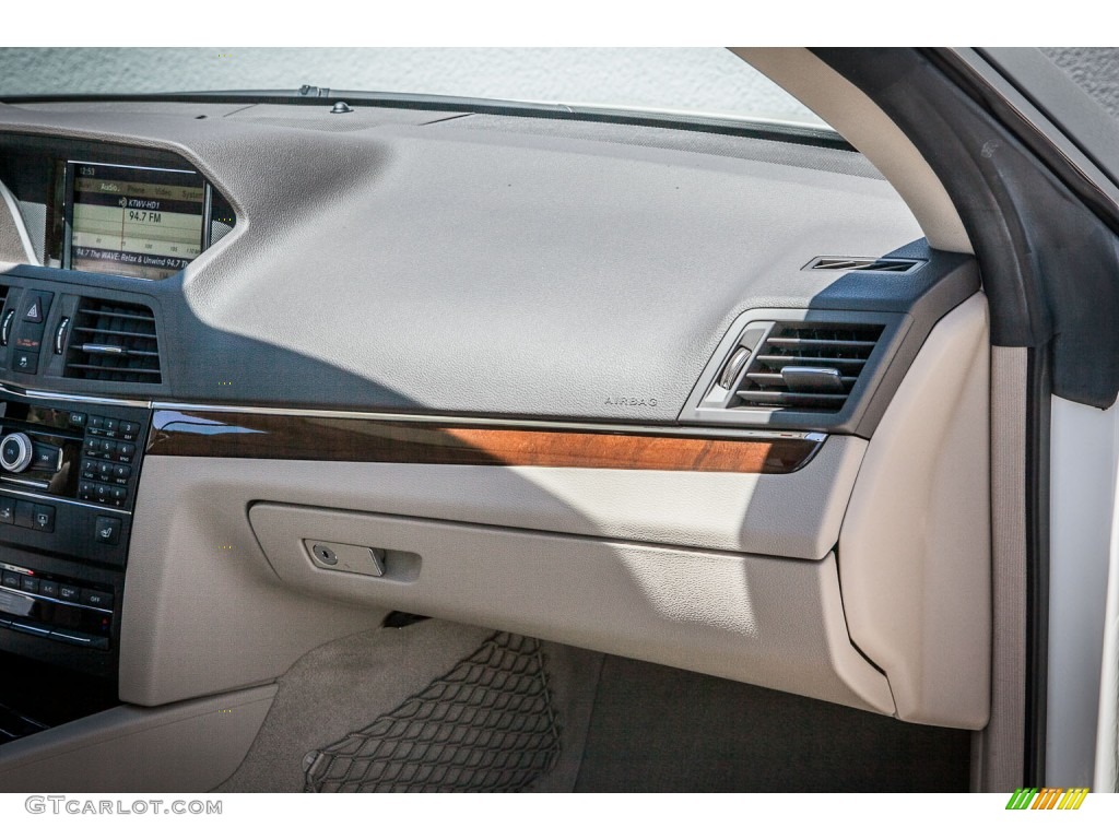 2010 E 350 Coupe - Arctic White / Almond Beige photo #22