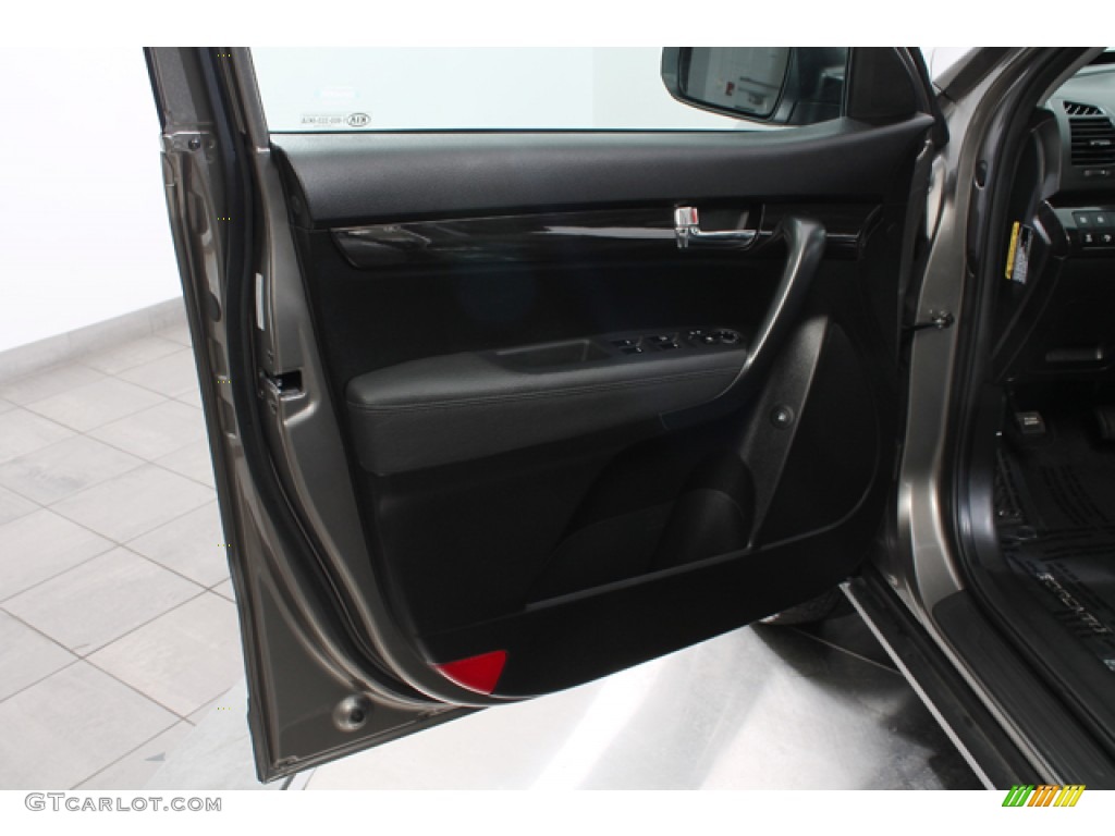 2012 Sorento EX V6 AWD - Titanium Silver / Black photo #16