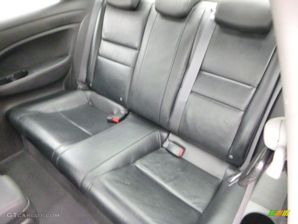 Black Interior 2008 Honda Civic EX-L Coupe Photo #79660140