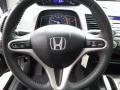 Black 2008 Honda Civic EX-L Coupe Steering Wheel