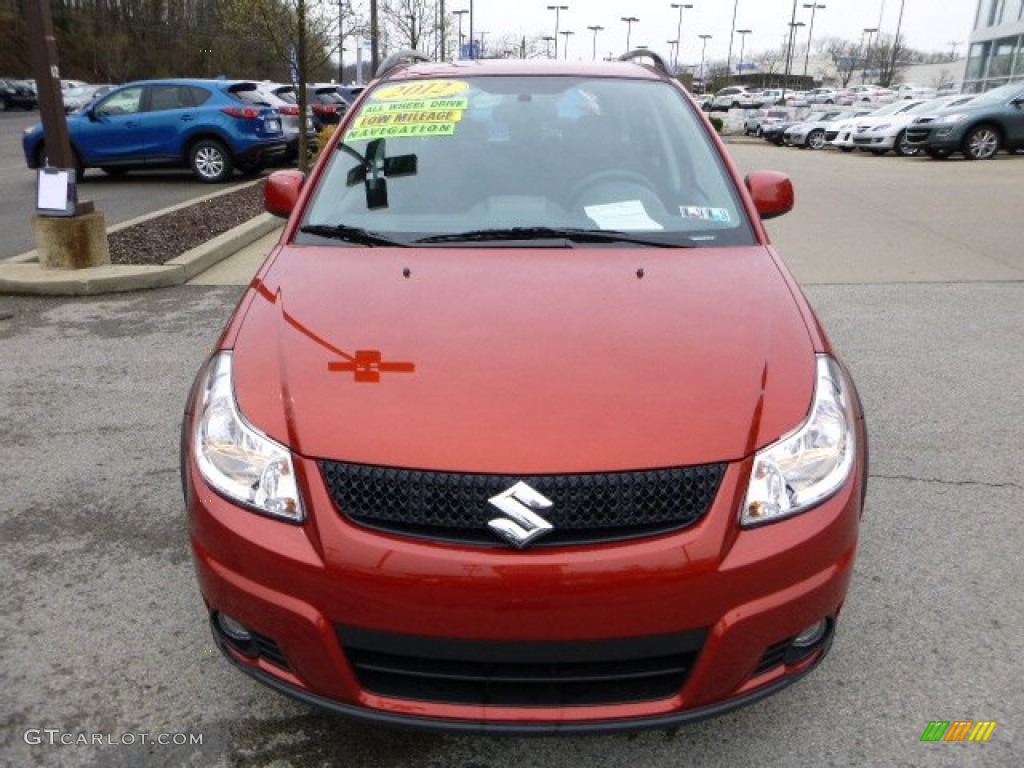 2012 SX4 Crossover AWD - Sunlight Copper Metallic / Black photo #8
