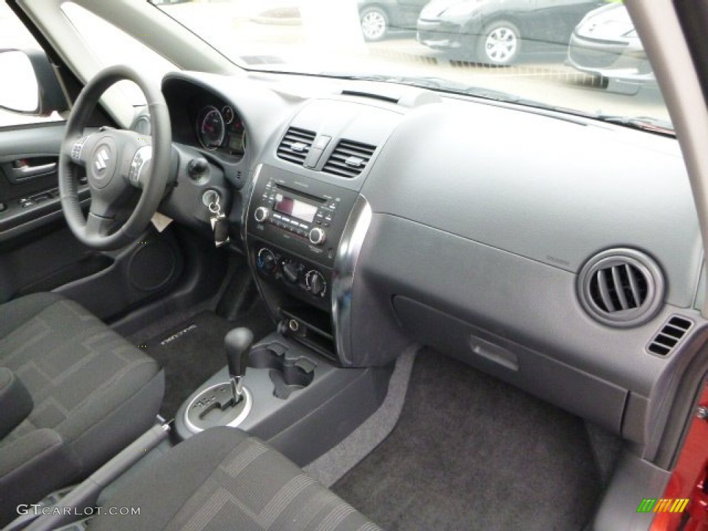 2012 Suzuki SX4 Crossover AWD Black Dashboard Photo #79661229