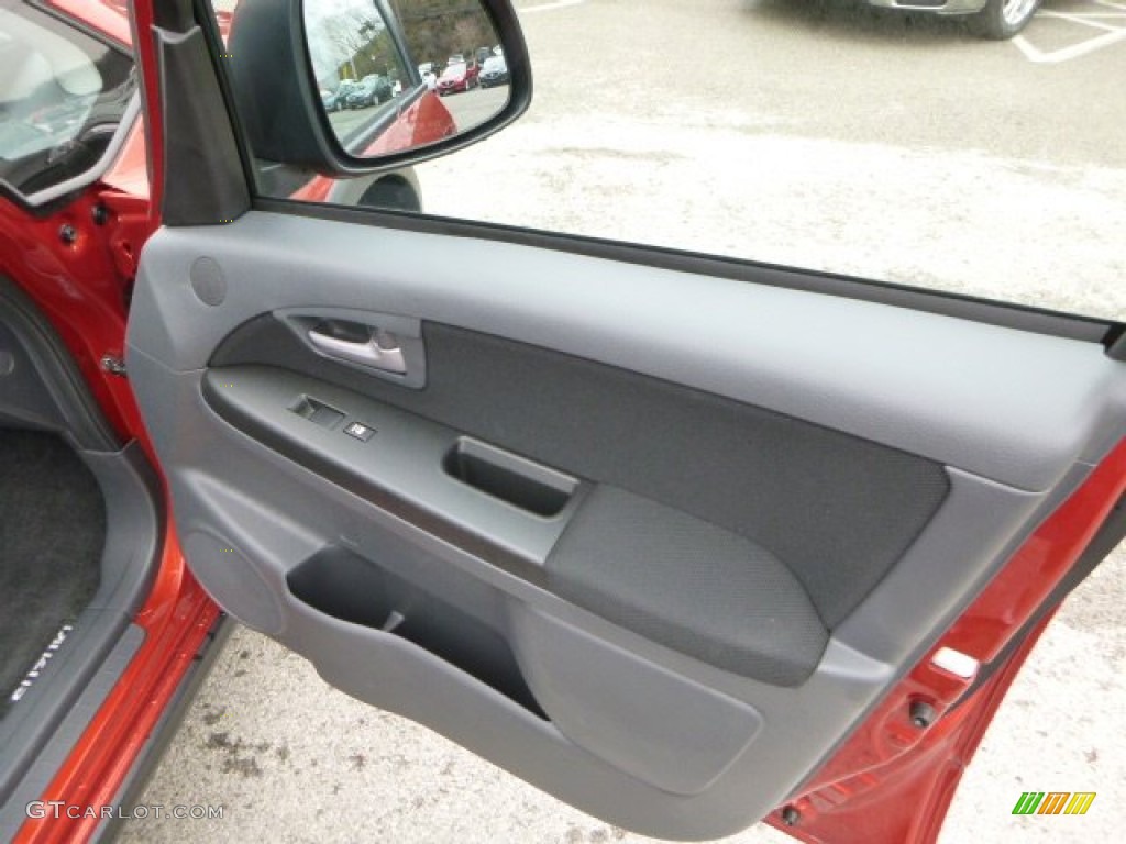 2012 Suzuki SX4 Crossover AWD Black Door Panel Photo #79661246