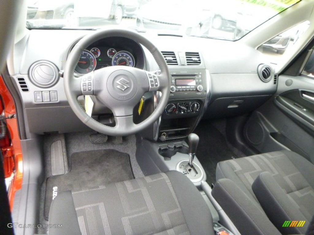 Black Interior 2012 Suzuki SX4 Crossover AWD Photo #79661315