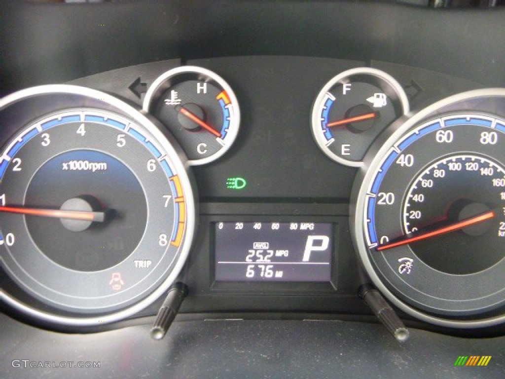 2012 Suzuki SX4 Crossover AWD Gauges Photo #79661432