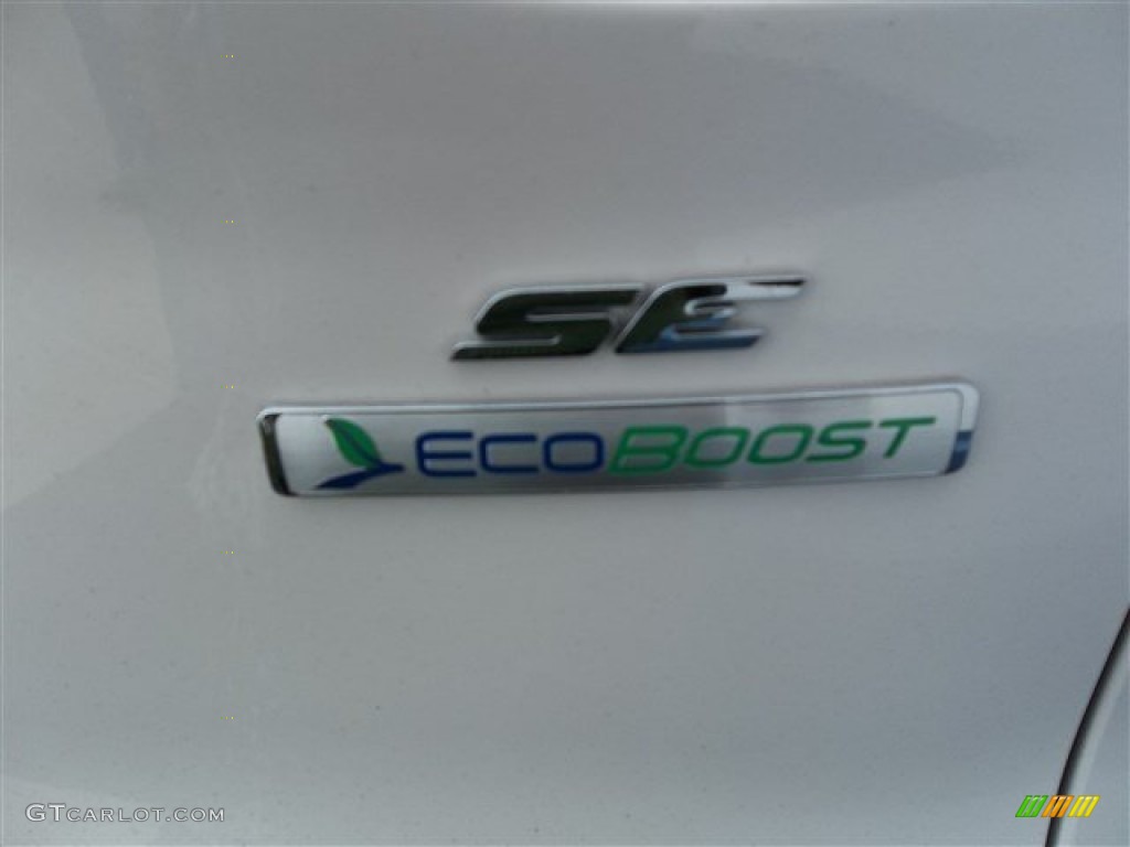 2013 Escape SE 2.0L EcoBoost - White Platinum Metallic Tri-Coat / Medium Light Stone photo #6