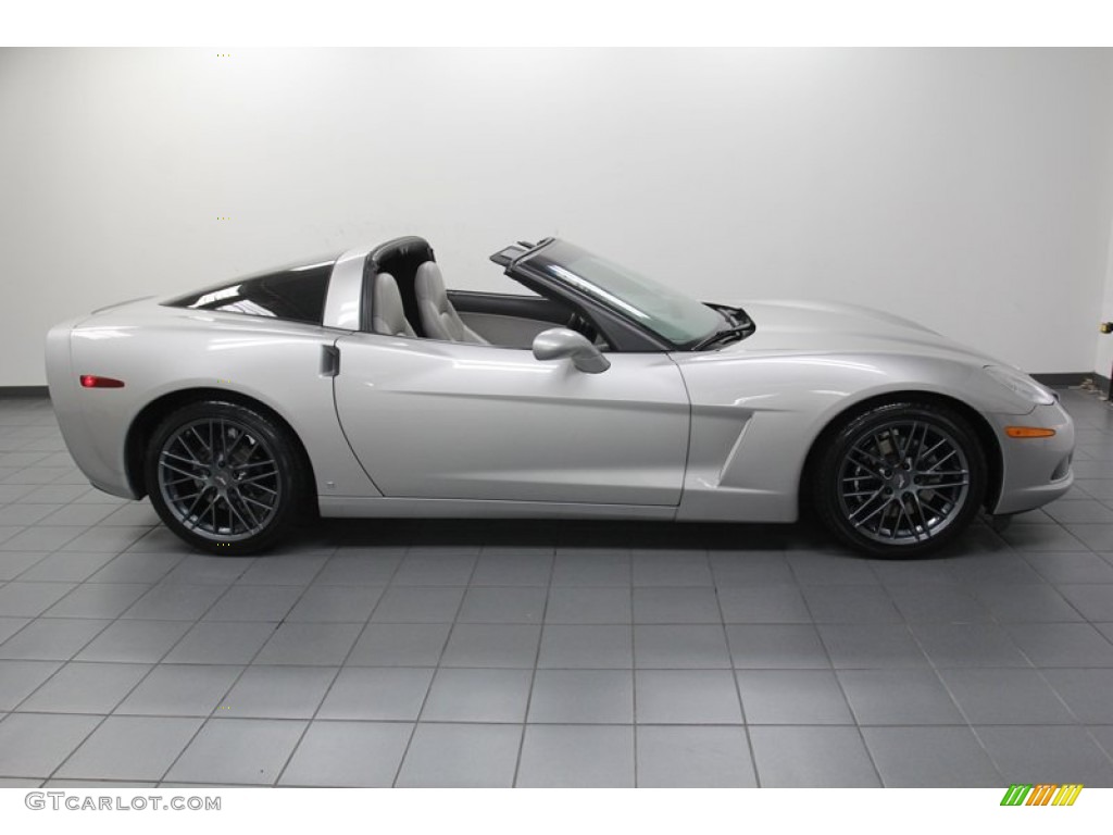 2007 Corvette Coupe - Machine Silver Metallic / Titanium photo #7