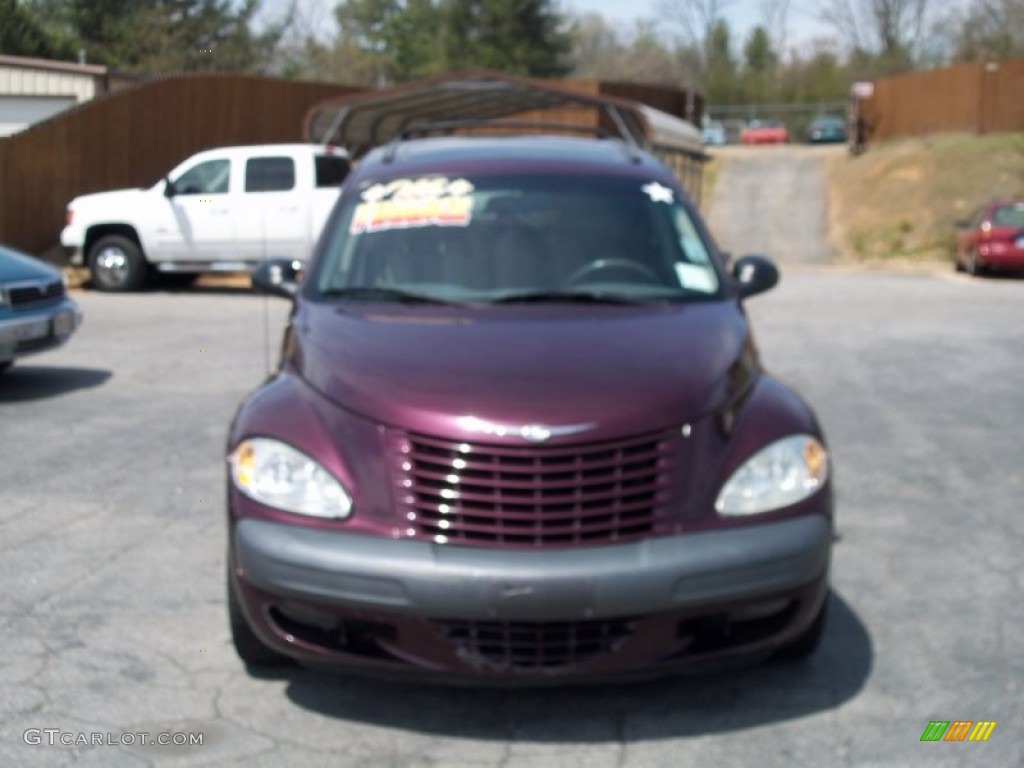 2001 PT Cruiser Limited - Deep Cranberry Pearl / Taupe/Pearl Beige photo #1