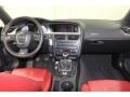 2008 Audi S5 Magma Red Interior Dashboard Photo
