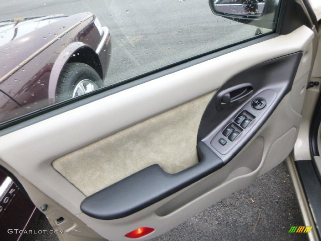 2003 Hyundai Elantra GLS Sedan Beige Door Panel Photo #79663131