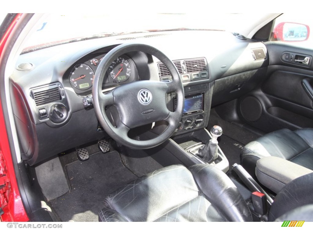 Black Interior 2002 Volkswagen GTI 1.8T Photo #79663622