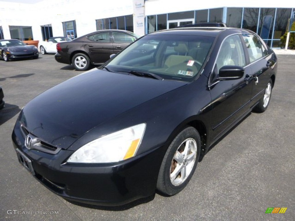 Nighthawk Black Pearl 2003 Honda Accord EX Sedan Exterior Photo #79663797