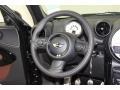 Copper/Carbon Lounge Leather 2013 Mini Cooper S Paceman ALL4 AWD Steering Wheel