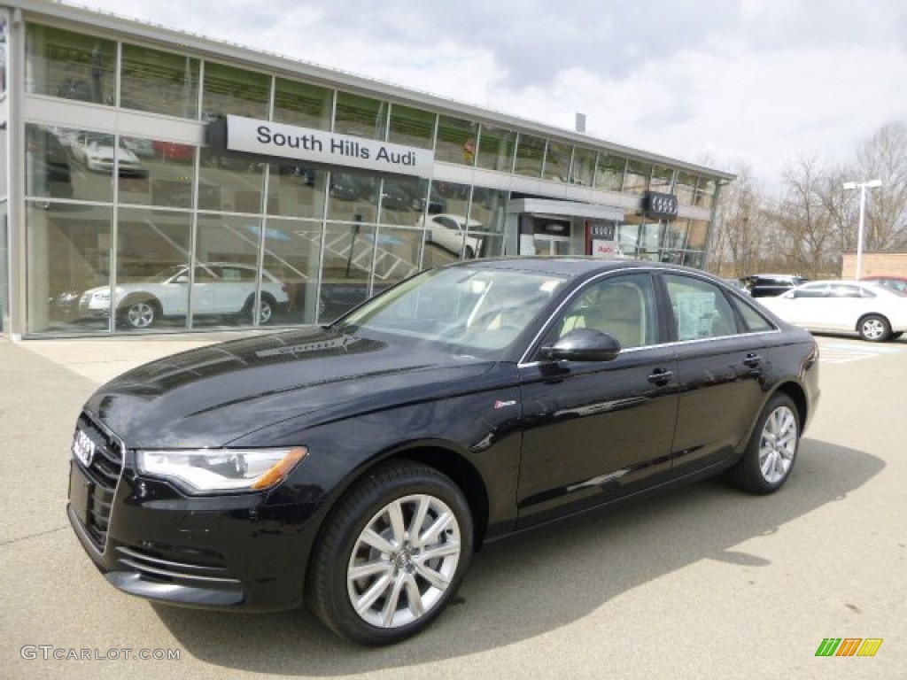 2013 A6 3.0T quattro Sedan - Brilliant Black / Velvet Beige photo #1