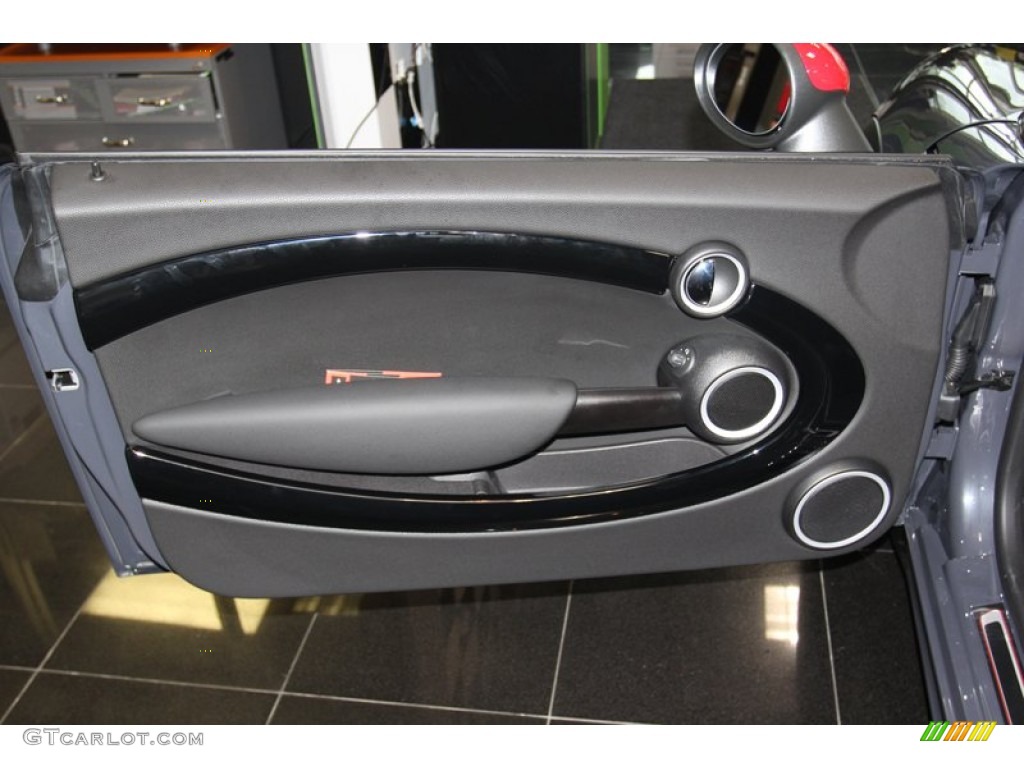 2013 Mini Cooper John Cooper Works GP GP Recaro Sport Black/Dinamica Door Panel Photo #79665147