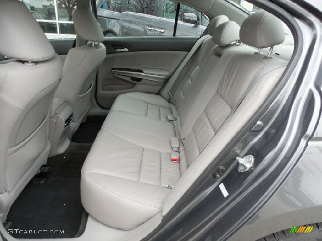 2010 Accord EX-L V6 Sedan - Polished Metal Metallic / Gray photo #10
