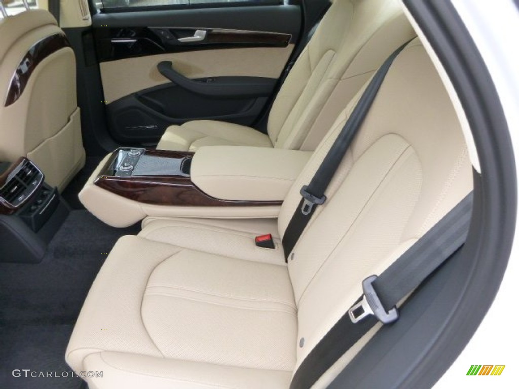 2014 Audi A8 L TDI quattro Rear Seat Photo #79665292