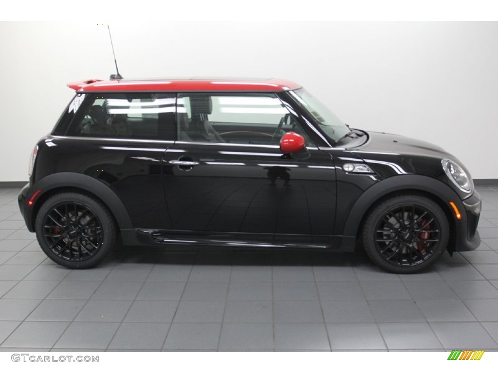 Midnight Black Metallic 2013 Mini Cooper John Cooper Works Hardtop Exterior Photo #79665367