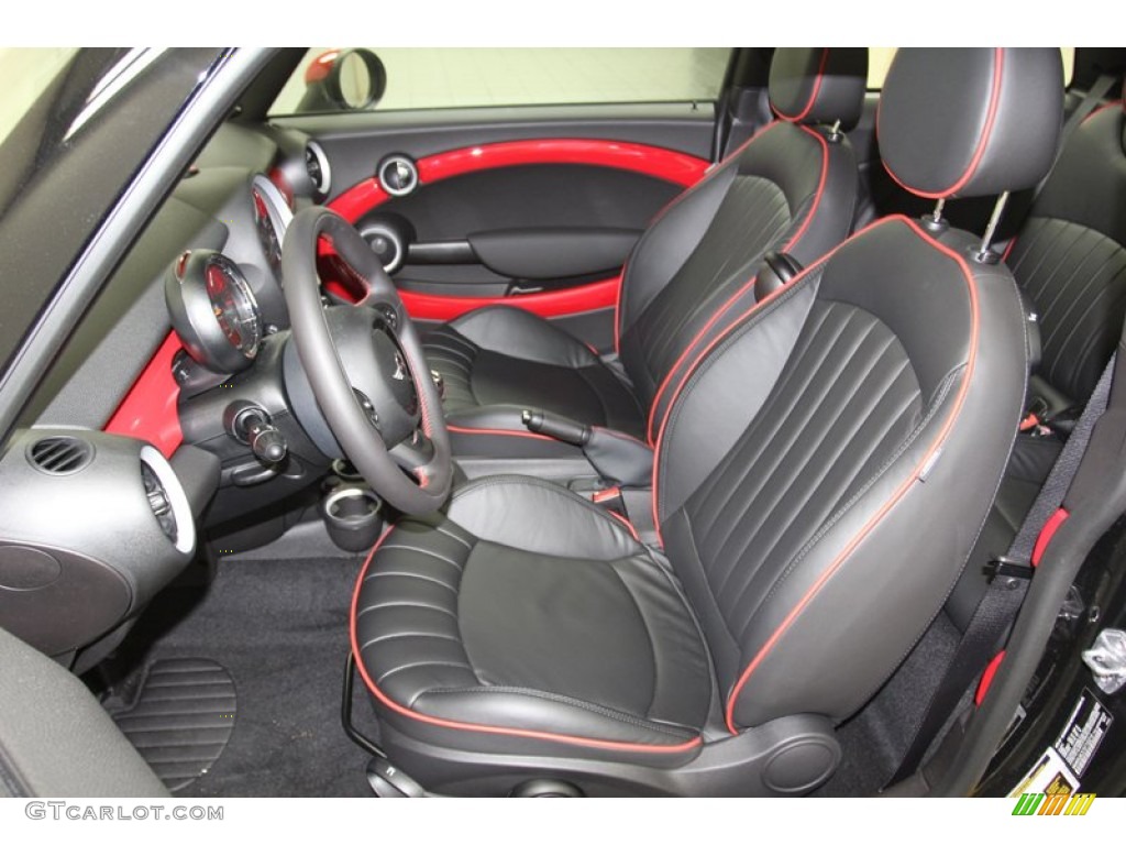 Championship Lounge Leather/Red Piping Interior 2013 Mini Cooper John Cooper Works Hardtop Photo #79665384