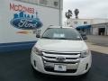 2013 White Suede Ford Edge SE  photo #1