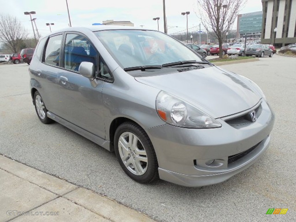Storm Silver Metallic 2007 Honda Fit Sport Exterior Photo #79665535