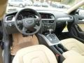 2013 Audi A4 Velvet Beige/Black Interior Prime Interior Photo