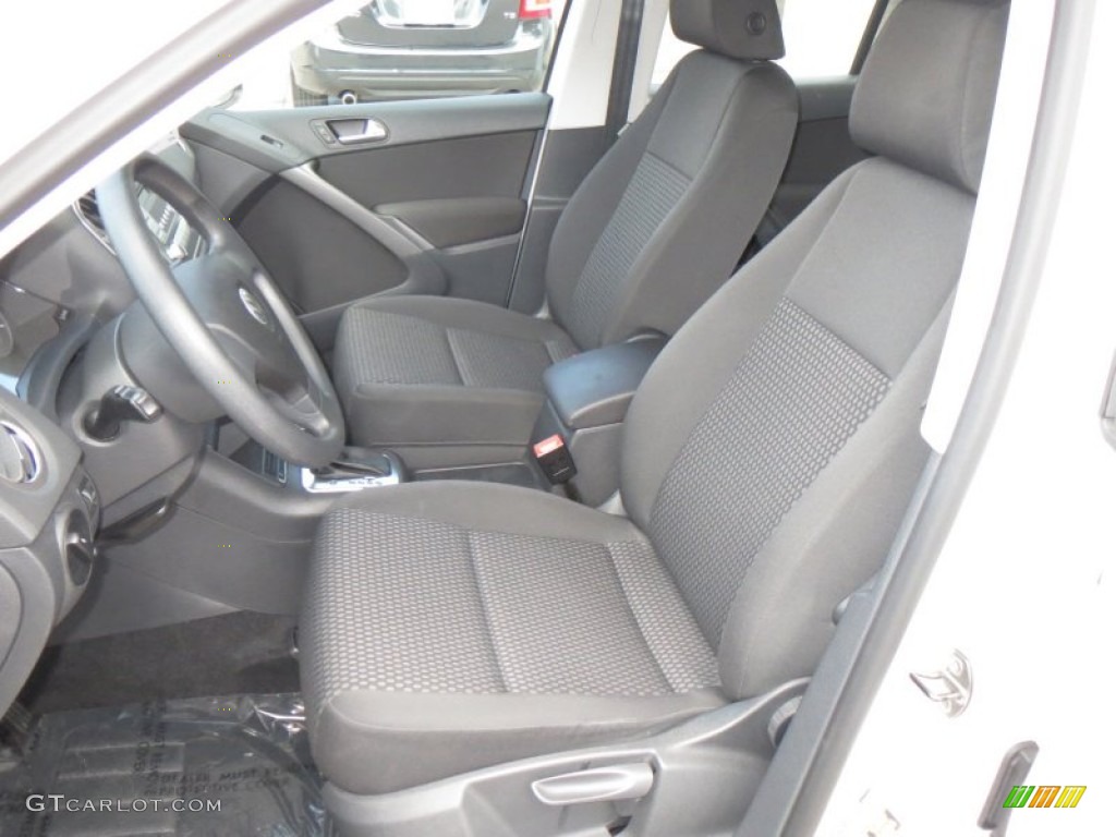 Charcoal Interior 2010 Volkswagen Tiguan S Photo #79666705
