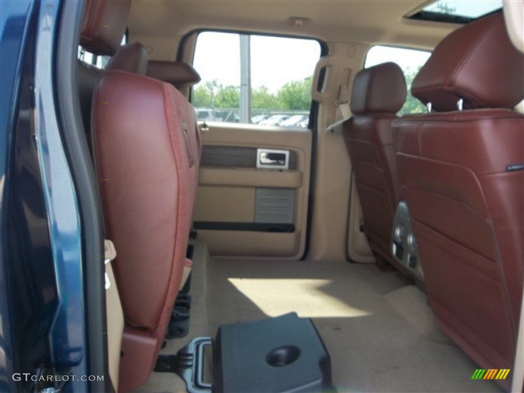 2013 F150 King Ranch SuperCrew 4x4 - Blue Jeans Metallic / King Ranch Chaparral Leather photo #18