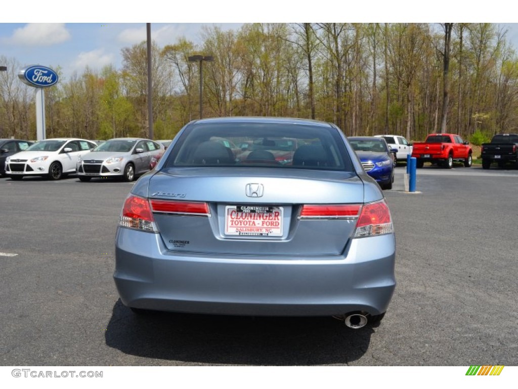 2011 Accord LX Sedan - Celestial Blue Metallic / Black photo #4