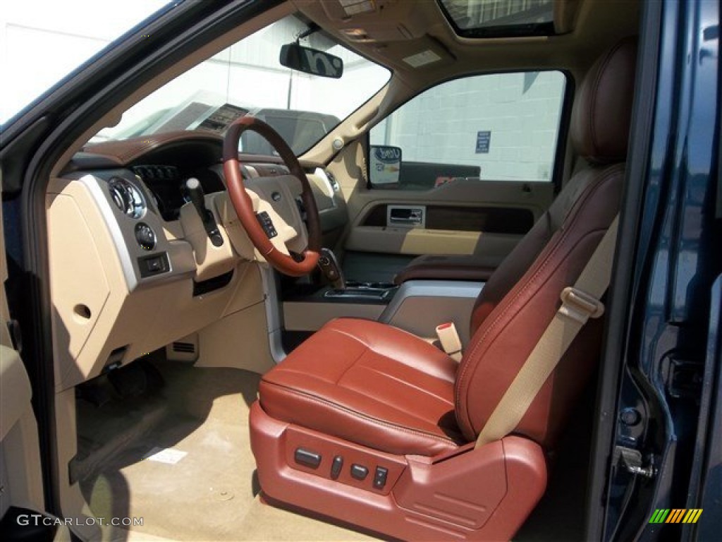 King Ranch Chaparral Leather Interior 2013 Ford F150 King Ranch SuperCrew 4x4 Photo #79667098
