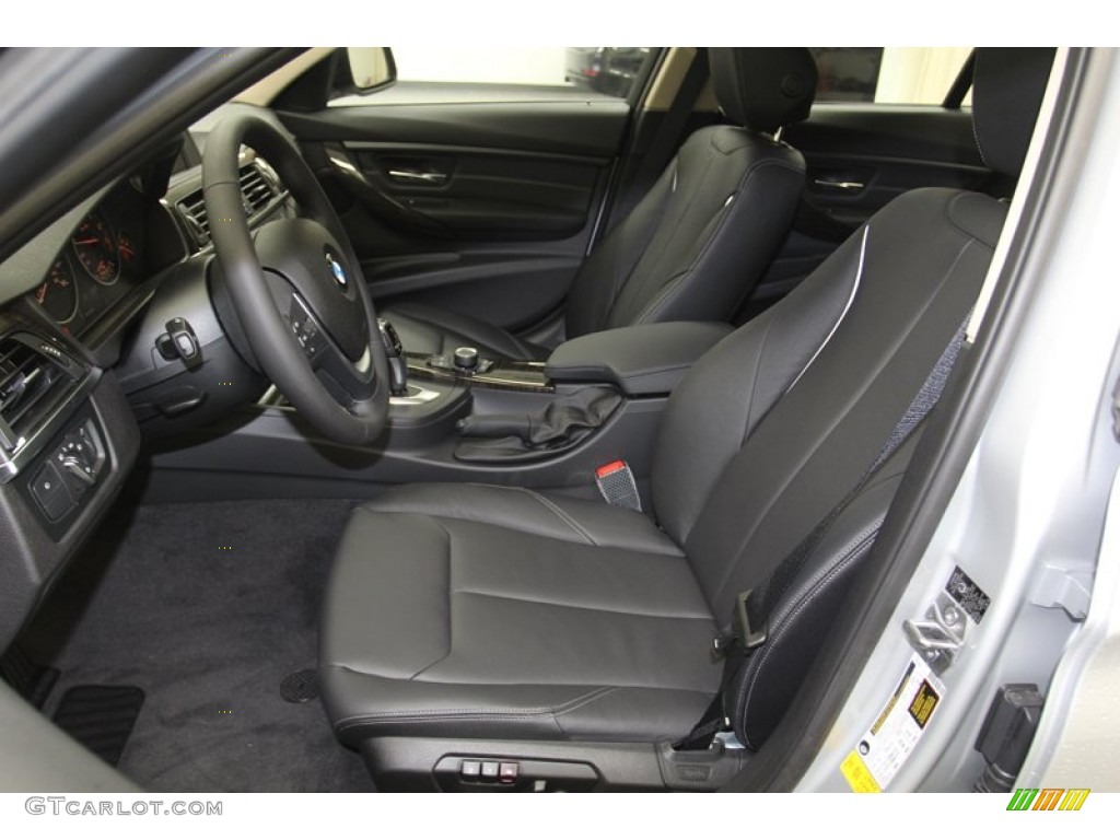 2013 3 Series 328i Sedan - Glacier Silver Metallic / Black photo #3