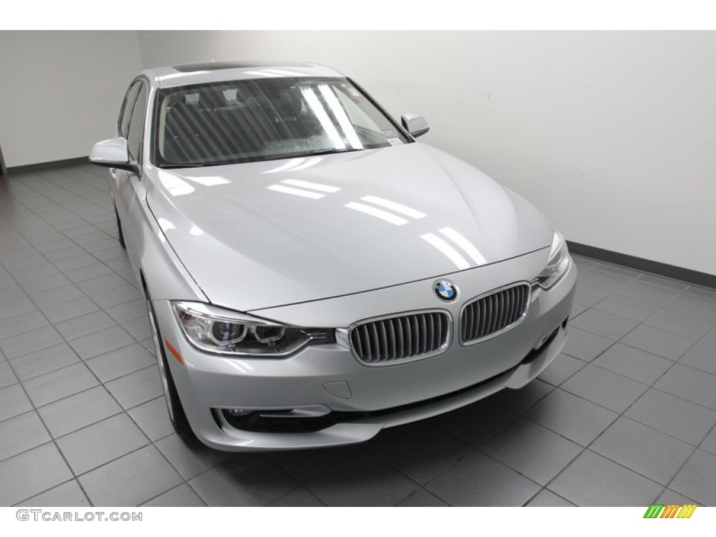 2013 3 Series 328i Sedan - Glacier Silver Metallic / Black photo #5
