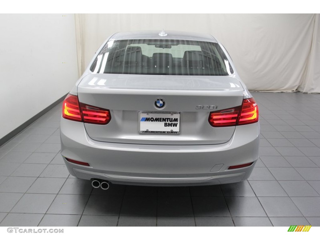 2013 3 Series 328i Sedan - Glacier Silver Metallic / Black photo #10