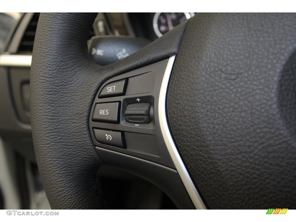 2013 3 Series 328i Sedan - Glacier Silver Metallic / Black photo #24