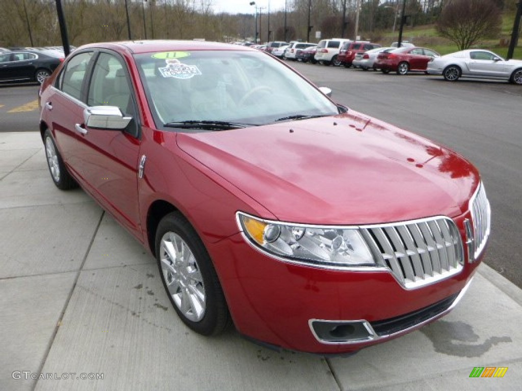 Red Candy Metallic 2011 Lincoln MKZ AWD Exterior Photo #79668744