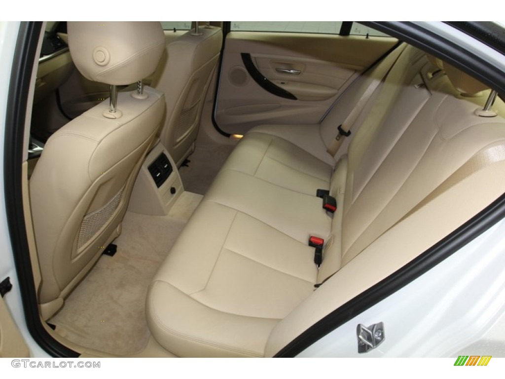 2013 3 Series 328i Sedan - Mineral White Metallic / Venetian Beige photo #12