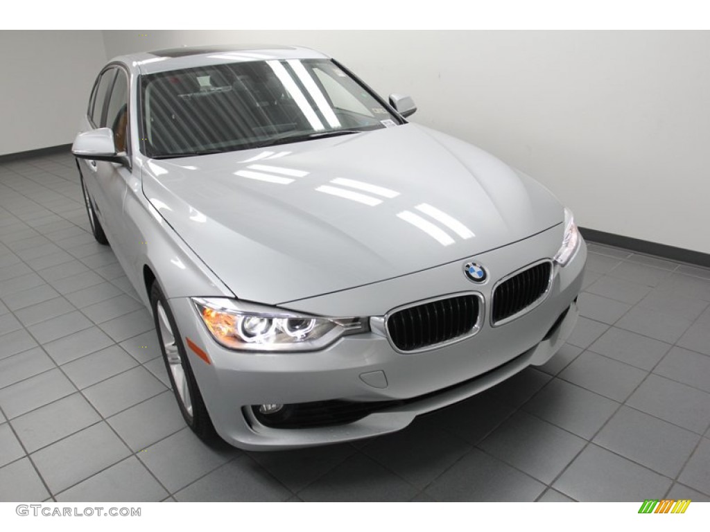 2013 3 Series 328i Sedan - Glacier Silver Metallic / Black photo #5