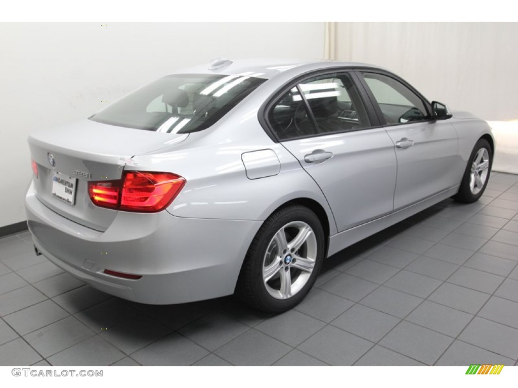 2013 3 Series 328i Sedan - Glacier Silver Metallic / Black photo #8