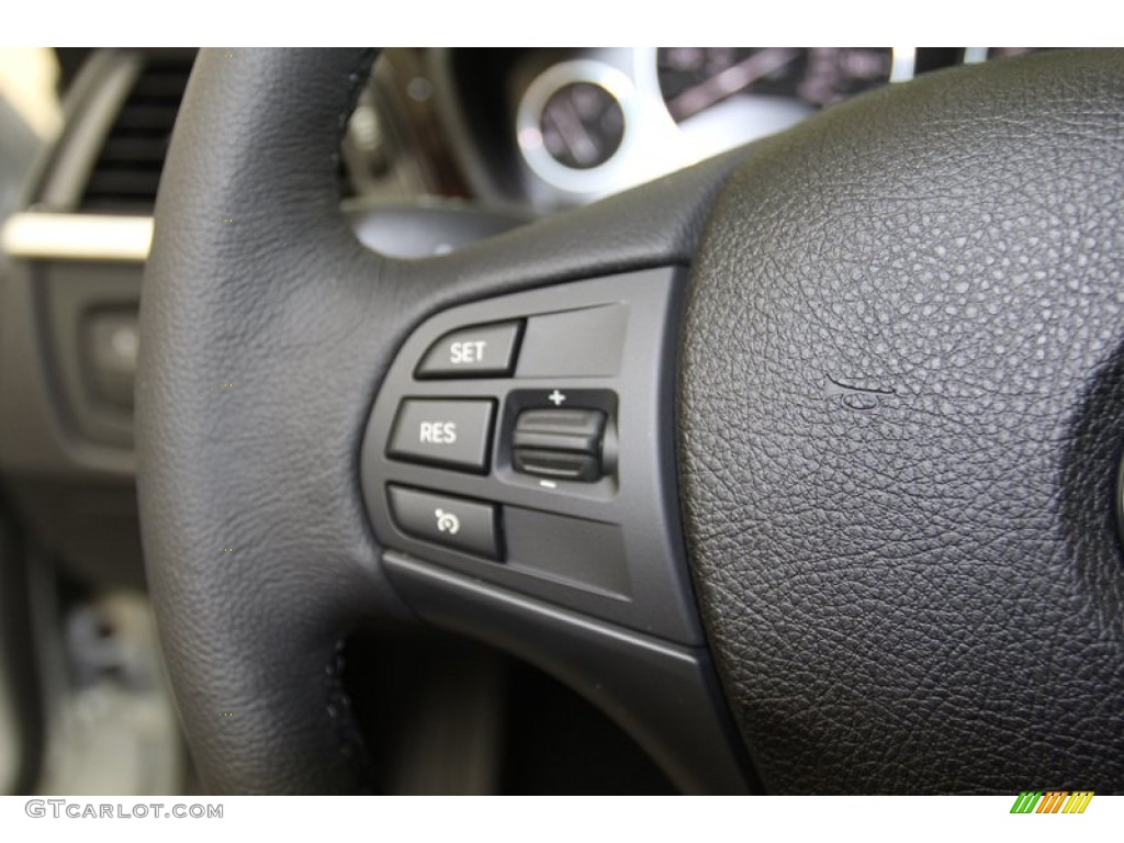 2013 3 Series 328i Sedan - Glacier Silver Metallic / Black photo #24