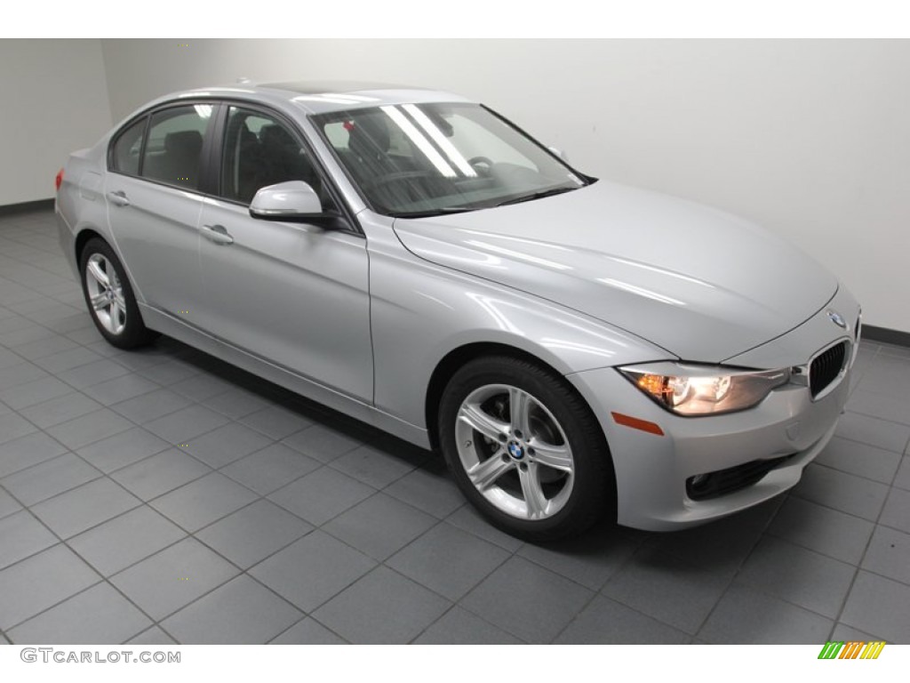 2013 3 Series 328i Sedan - Glacier Silver Metallic / Black photo #6