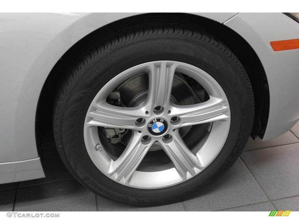 2013 3 Series 328i Sedan - Glacier Silver Metallic / Black photo #7