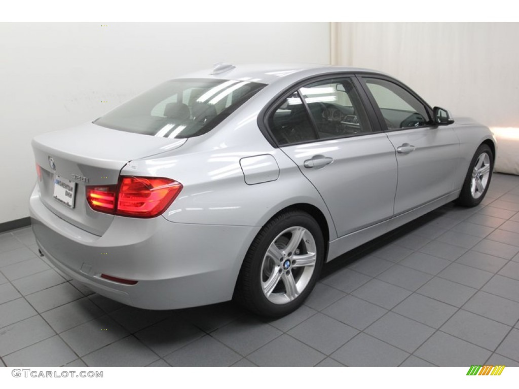 2013 3 Series 328i Sedan - Glacier Silver Metallic / Black photo #8