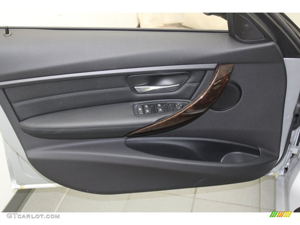 2013 3 Series 328i Sedan - Glacier Silver Metallic / Black photo #13