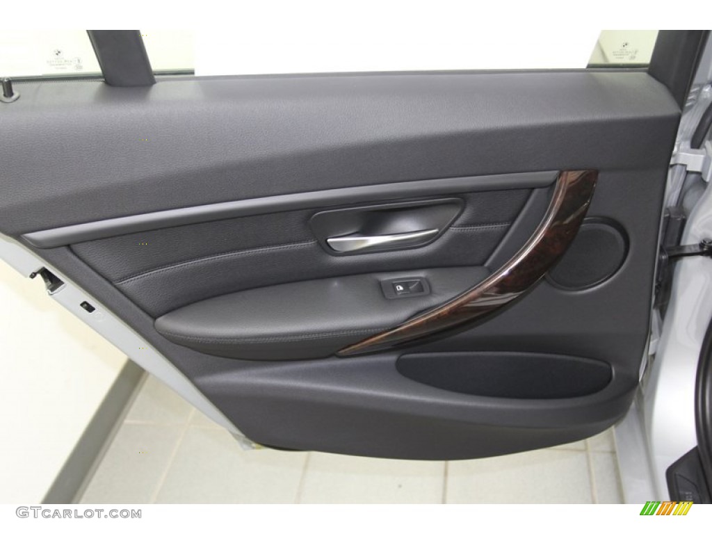 2013 3 Series 328i Sedan - Glacier Silver Metallic / Black photo #27