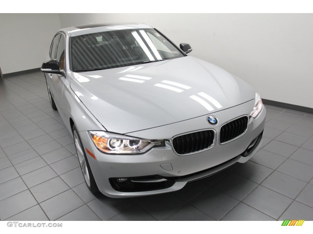2013 3 Series 335i Sedan - Glacier Silver Metallic / Black photo #5