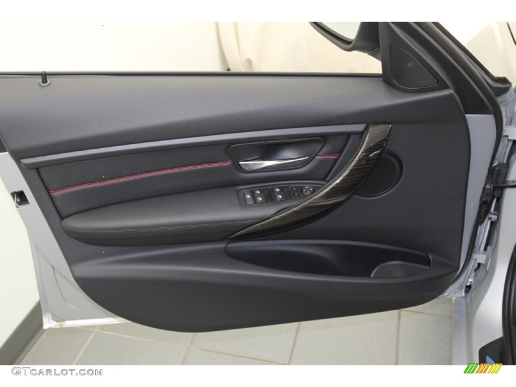 2013 3 Series 335i Sedan - Glacier Silver Metallic / Black photo #12